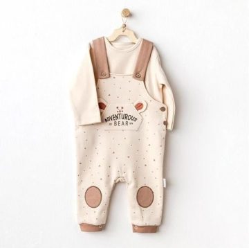 andywawa-ac25027-adventurous-bear-bebek-salopet-takim-beige-247894