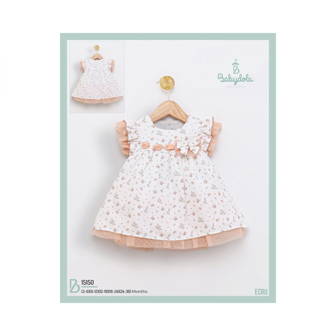 Babydola 15150 Elbise Ekru