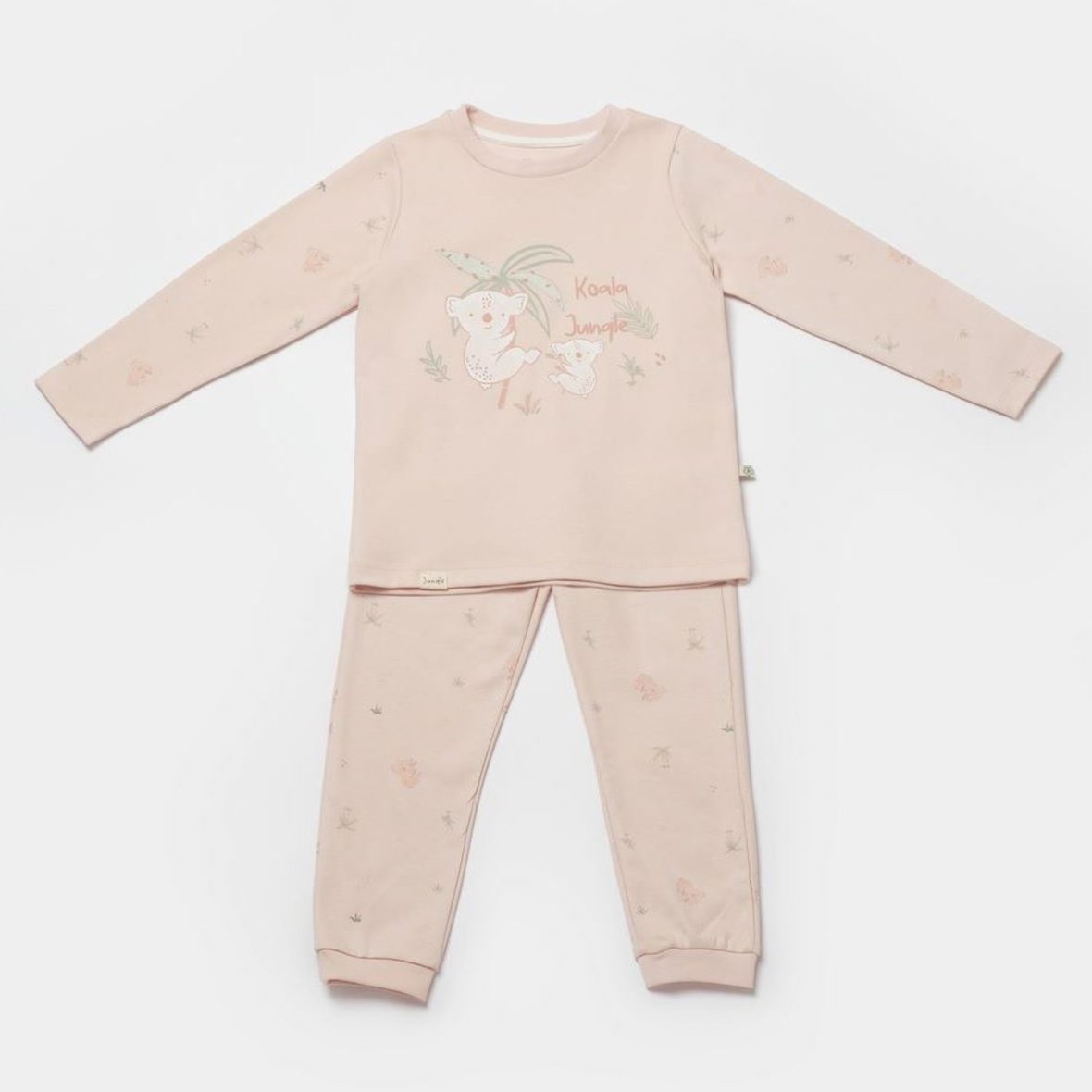 Bibaby Biorganic Koala Jumper Pijama Takım 59778 Pembe