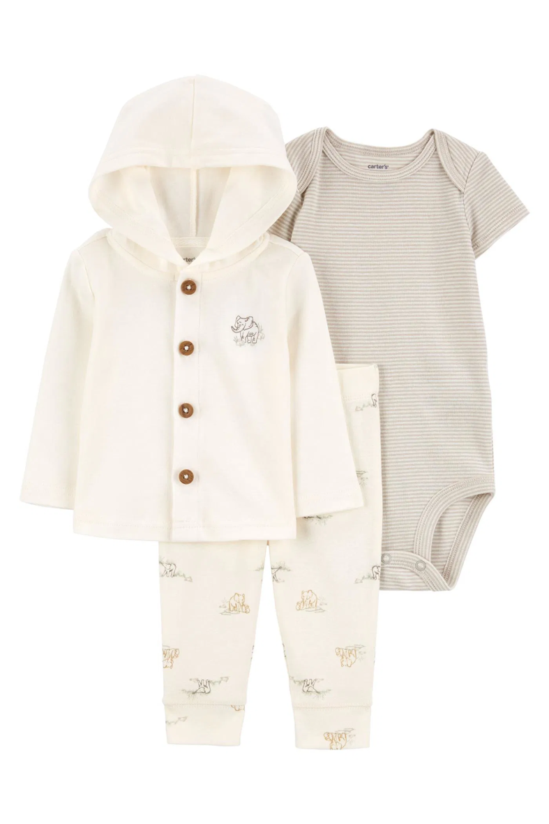 Carter’s Layette Bebek 3’lü Hırkalı Set 1R196210 Renkli