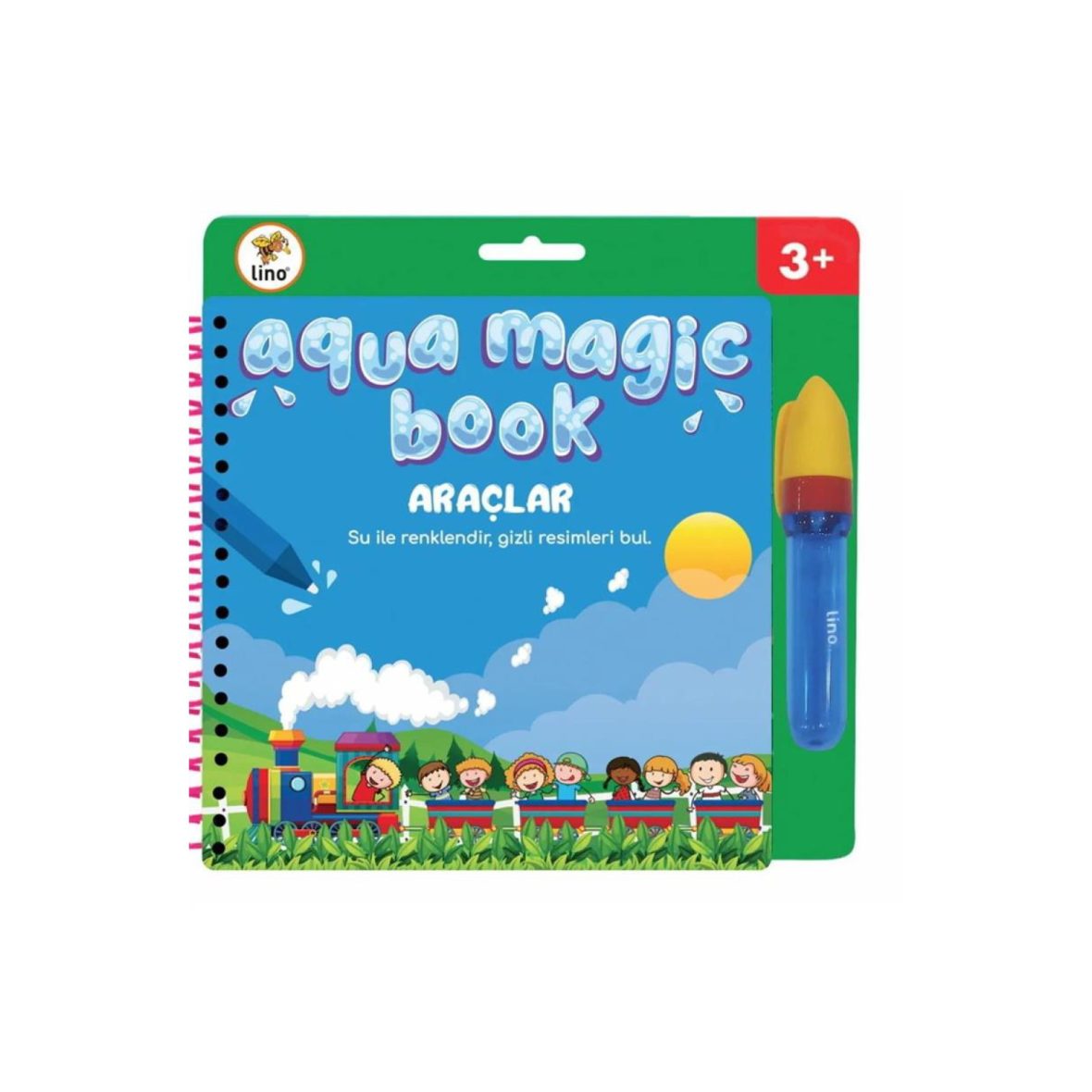 Lino Aqua Magic Book Sihirli Boyama Kitabı Araçlar