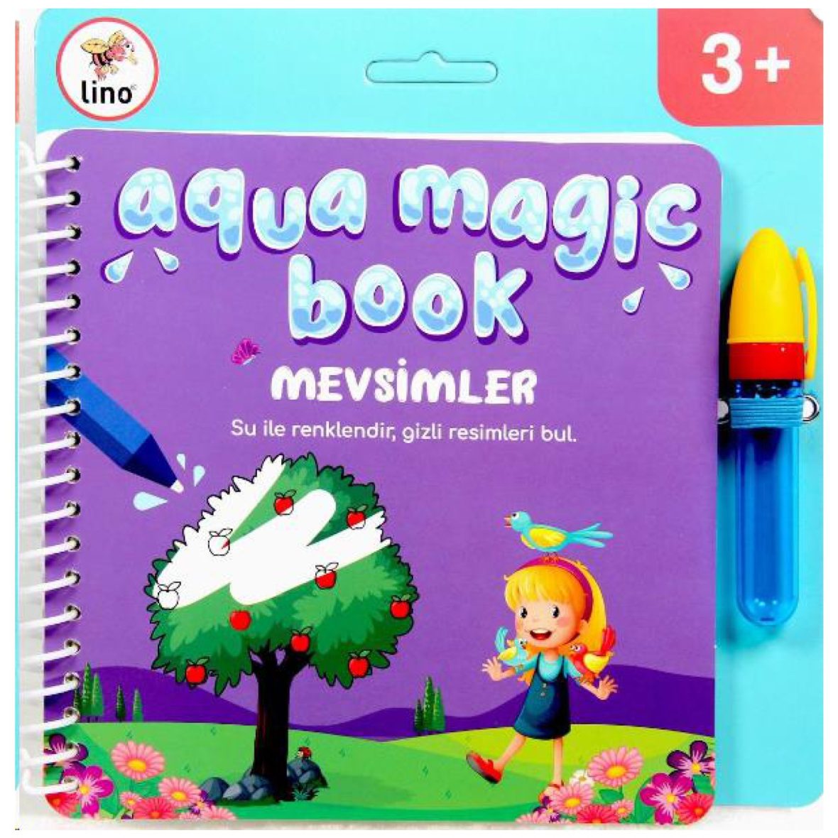 Lino Aqua Magic Book Sihirli Boyama Kitabı Mevsimler